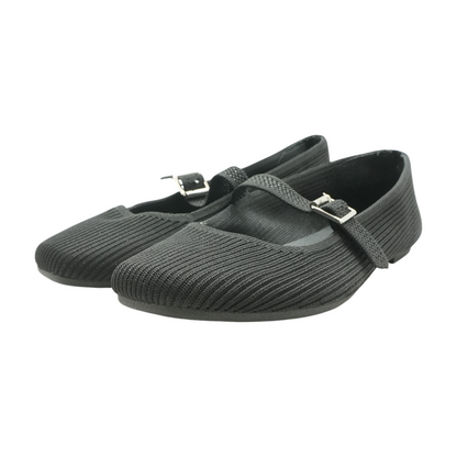 Black Slip-On Flats