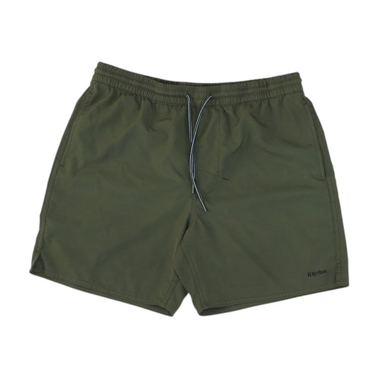 Green Solid Swim Bottom