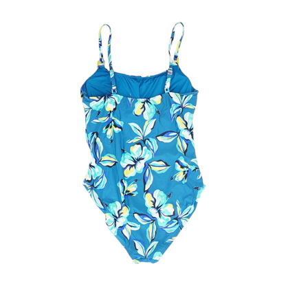 Blue Floral One-Piece