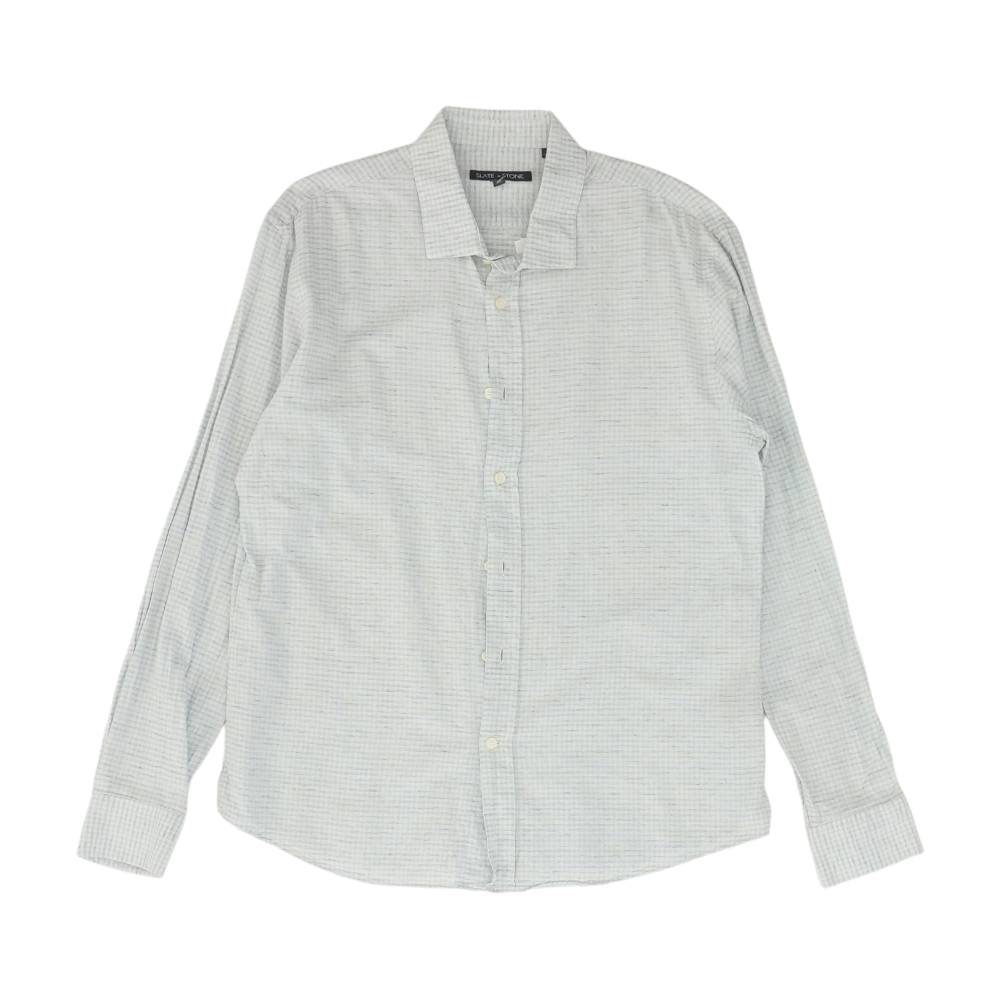 Blue Check Long Sleeve Button Down