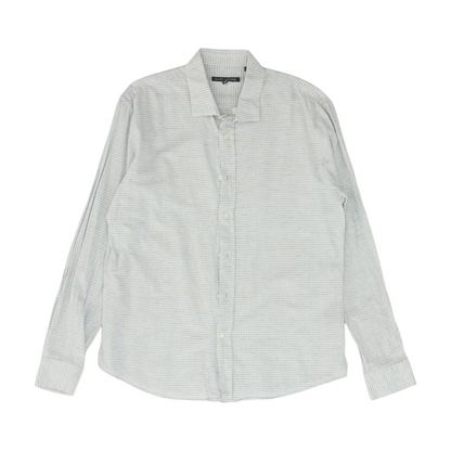 Blue Check Long Sleeve Button Down