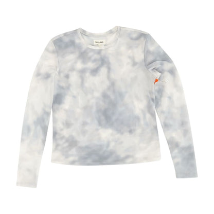 Gray Tie Dye Active Blouse