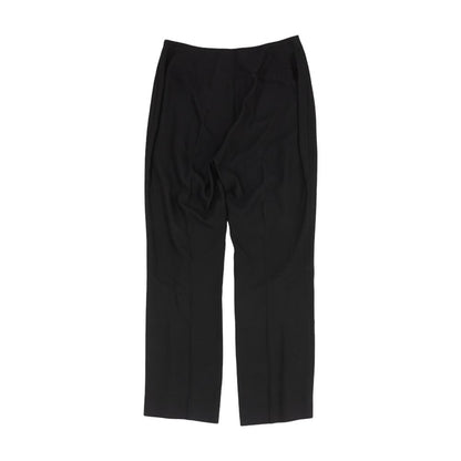 Black Solid Pants