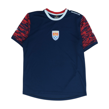 Navy Color Block Active T-Shirt