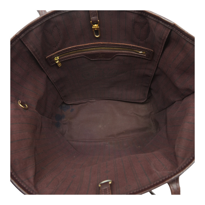 Tan Neverfull MM in Monogram Idylle canvas