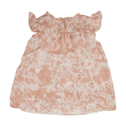 Pink Graphic Short Sleeve Blouse