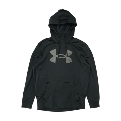 Black Solid Hoodie Pullover