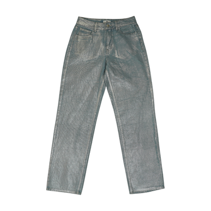 Blue Abstract Jeans