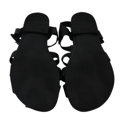 Black Flat Sandals