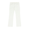White Bootcut Jeans