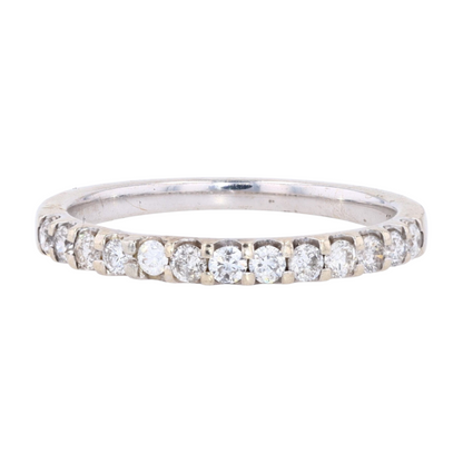 1/3 ctw 10K White Gold Diamond Band Ring