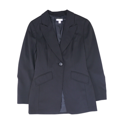 Black Solid Blazer