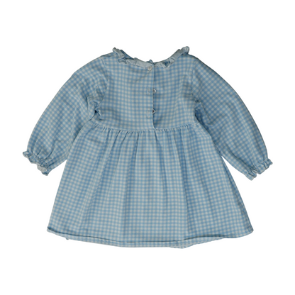 Blue Check Dress