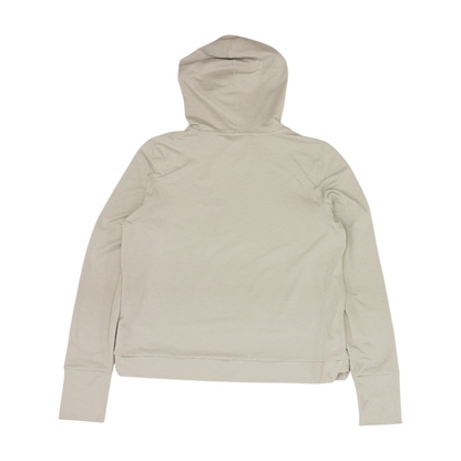 Gray Solid Hoodie Pullover