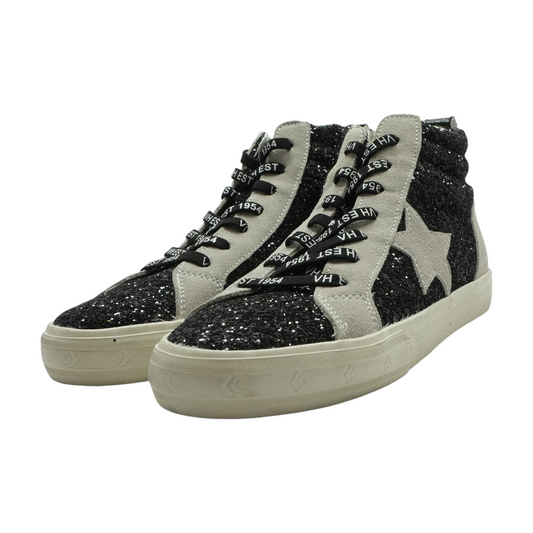 White High-Top Athletic Shoes