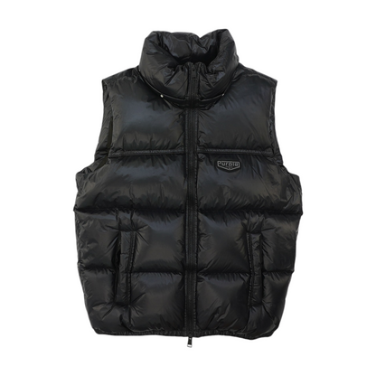 Black Solid Vest
