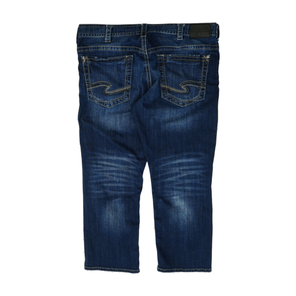 Navy Straight Jeans