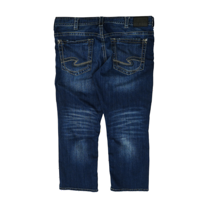 Navy Straight Jeans