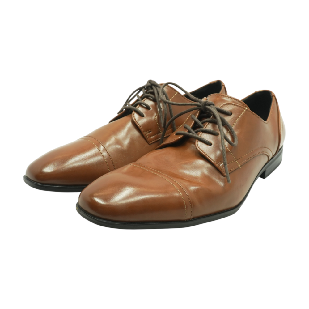 Brown Lace-Up Dress Shoes