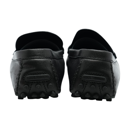 Black Leather Hockenheim Moccasins