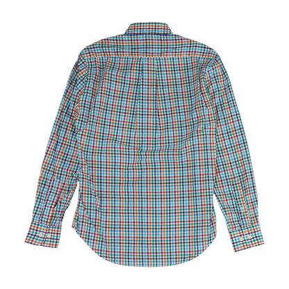 Multi Check Long Sleeve Button Down