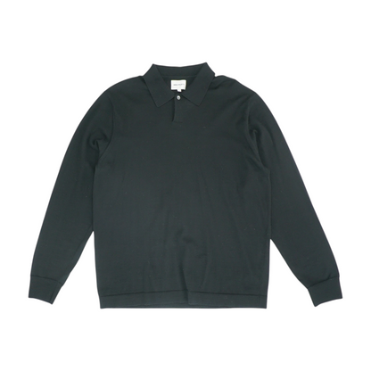 Black Solid 1/4 Zip Sweater