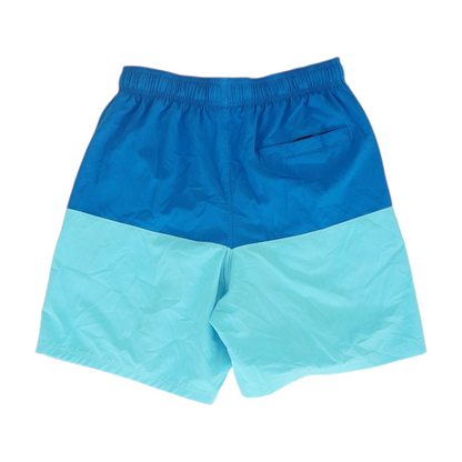Blue Color Block Swim Bottom