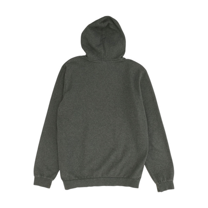 Gray Solid Hoodie Pullover