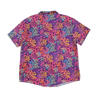 Multi Graphic Short Sleeve Button Down