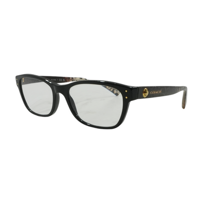 Black HC 6082 Oval Prescription Eyewear