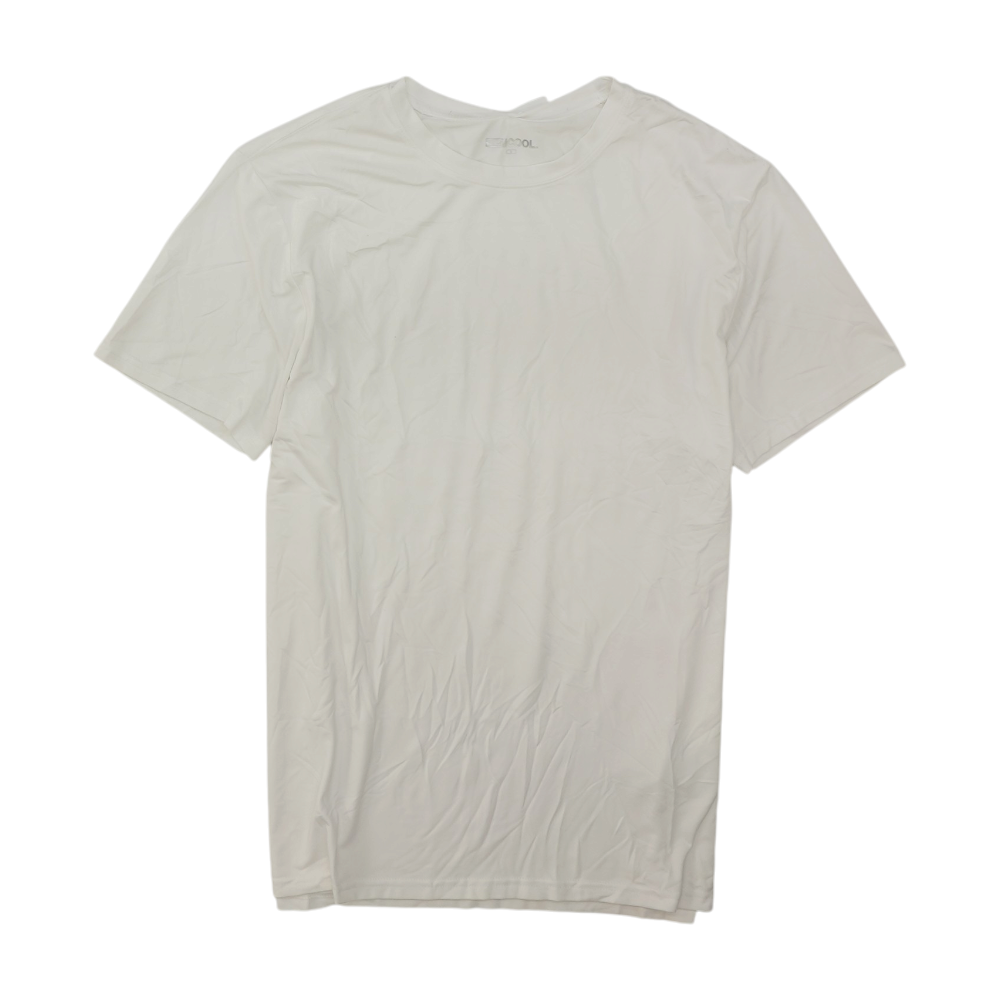 White Solid Active T-Shirt