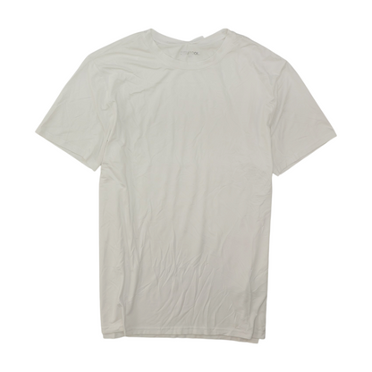 White Solid Active T-Shirt