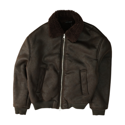 Brown Solid Jacket