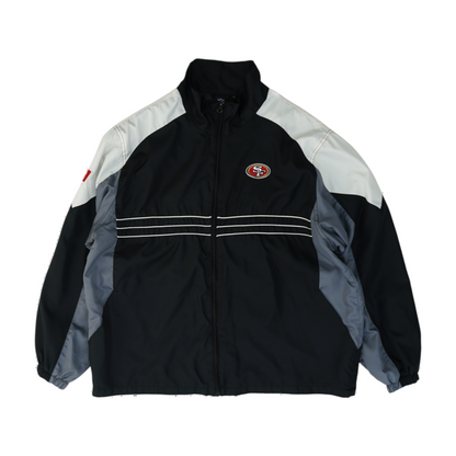 Black Color Block Active Jacket