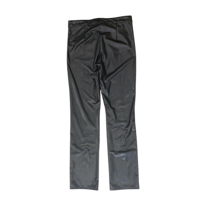 Black Solid Pants