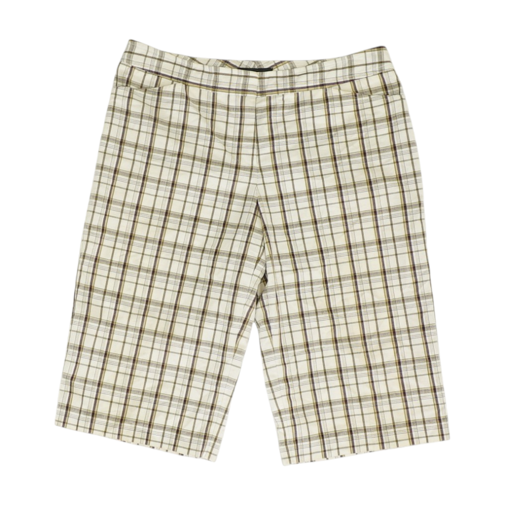 Beige Plaid Chino / Khaki Shorts