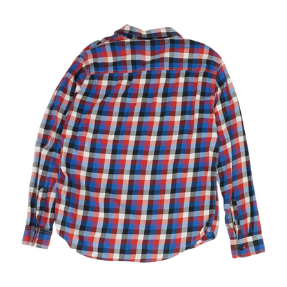 Blue Check Long Sleeve Button Down