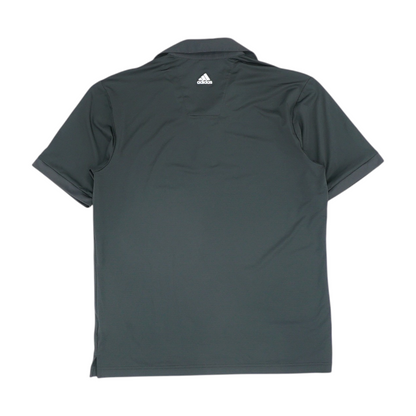 Black Solid Short Sleeve Polo