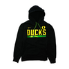 Black Oregon Ducks Solid Hoodie Pullover