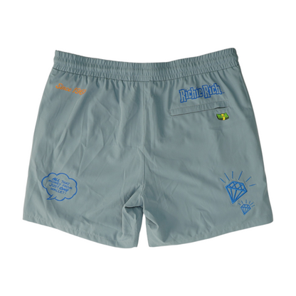 Gray Active Shorts