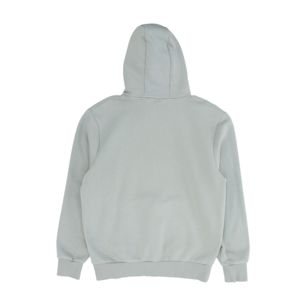 Gray Solid Hoodie Pullover