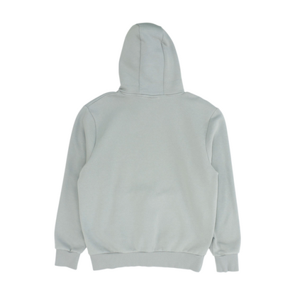Gray Solid Hoodie Pullover