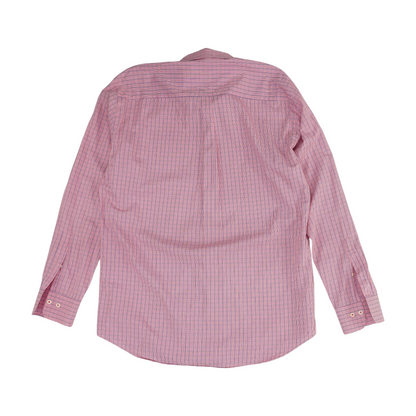 Red Check Long Sleeve Button Down