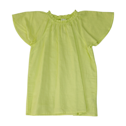 Neon Yellow Blouse
