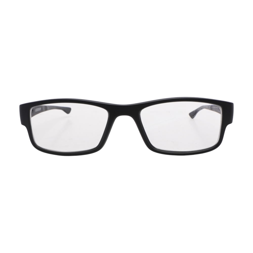 Black Airdrop Rectangle Prescription Eyewear