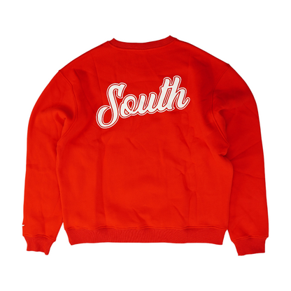 Red Solid Sweatshirt Pullover