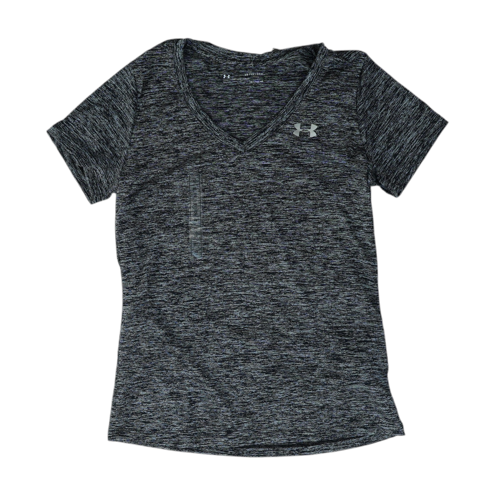 Gray Abstract Active T-Shirt