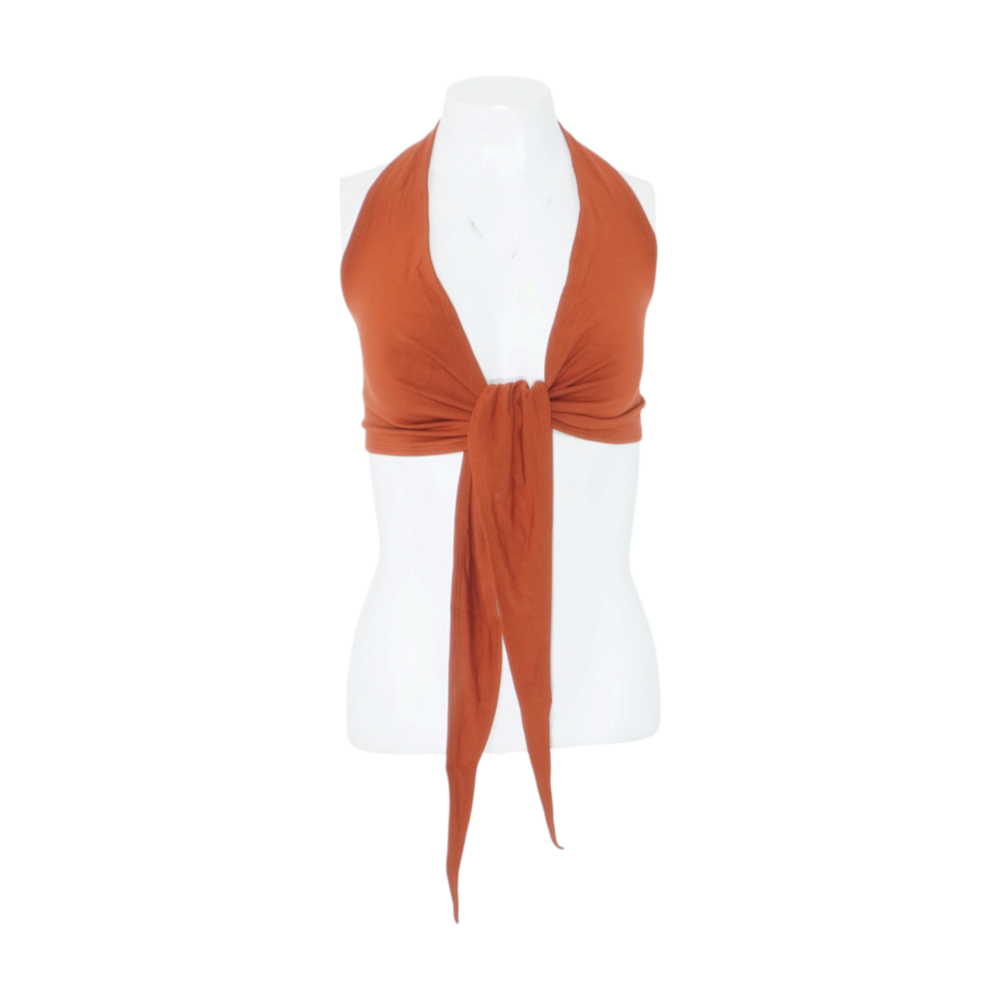 Rust Cropped Blouse