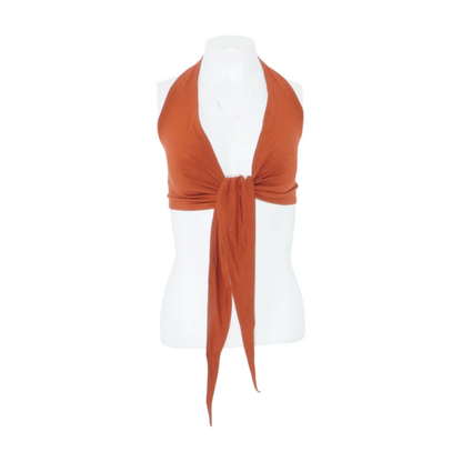 Rust Cropped Blouse