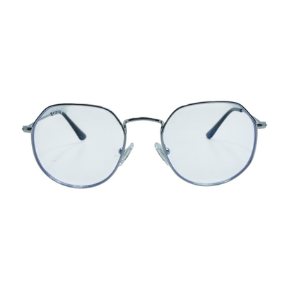 Silver SV-CL67 Square Prescription Eyewear
